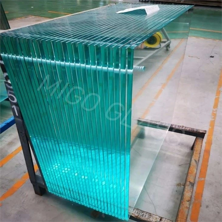 low iron glass railing