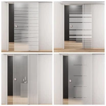 Клизна стаклена врата амбара